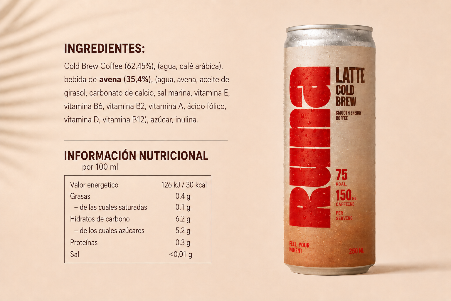 Cold Brew Latte 6/12/24-Pack